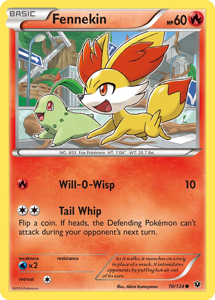 Fennekin 10/124 Reverse Holo Pokémon League Promo - MissingNo.