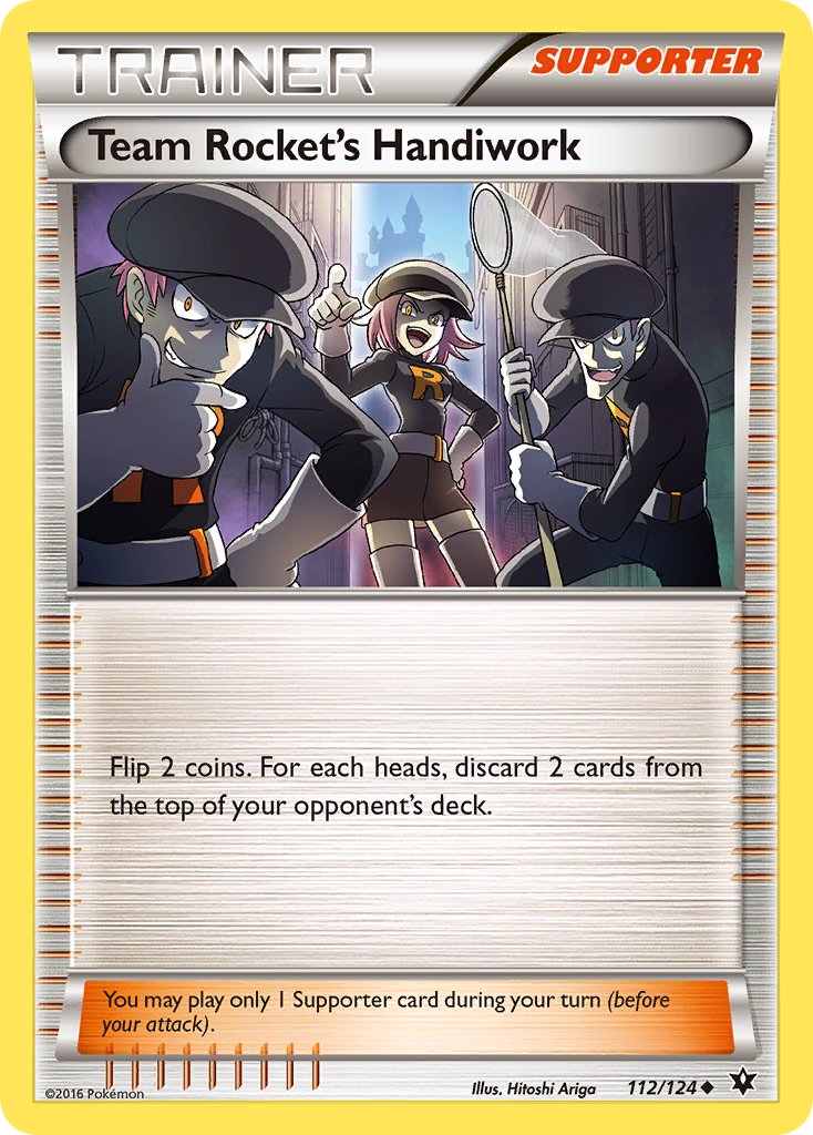 Team Rocket's Handiwork 112/124 Reverse Uncommon - MissingNo.
