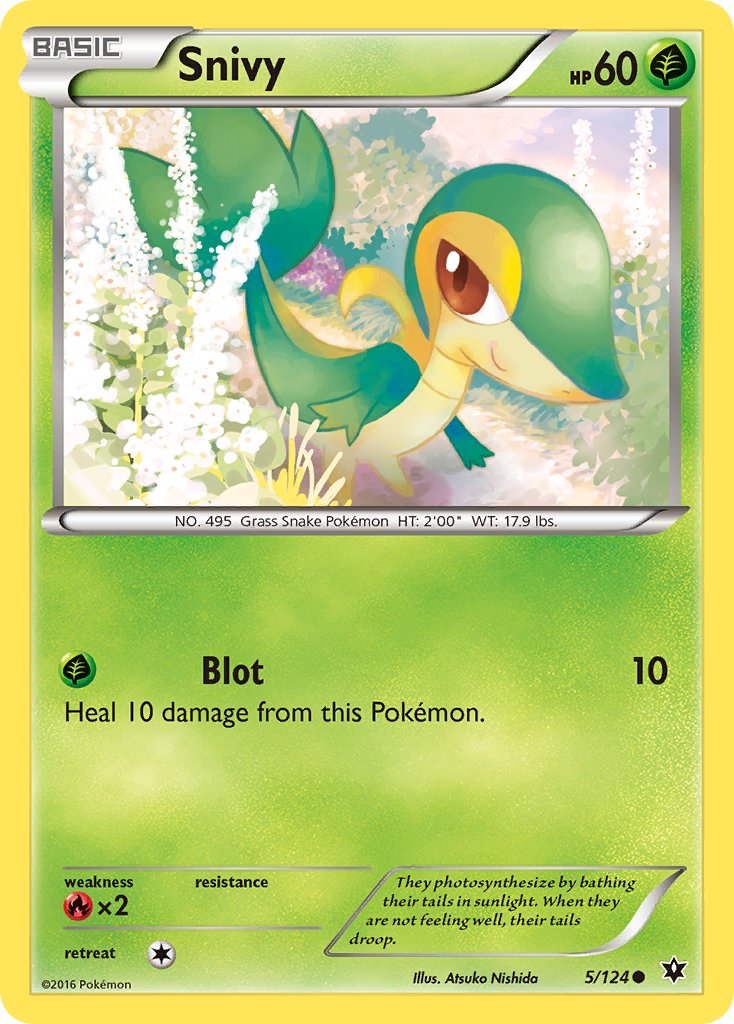 Snivy 5/124 Reverse Common - MissingNo.