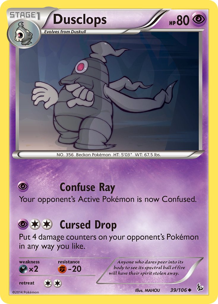 Dusclops 39/106 Reverse Uncommon - MissingNo.