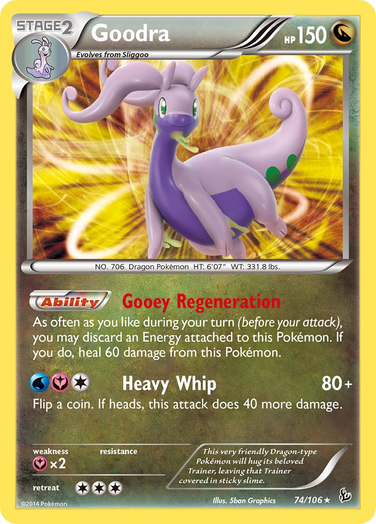 Goodra 74/106 Holo Rare - MissingNo.