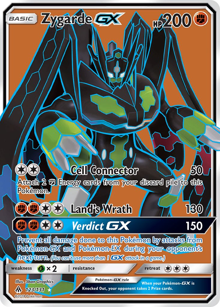 Zygarde GX 123/131 Holo Ultra Rare GX