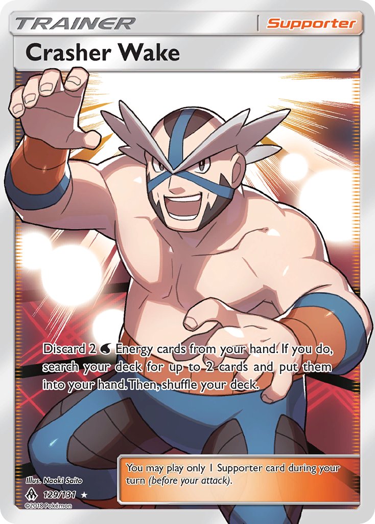 Crasher Wake 129/131 Holo Ultra Rare