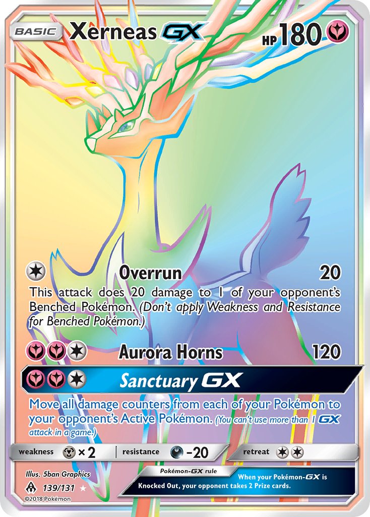 Xerneas GX 139/131 Rainbow Secret Rare GX