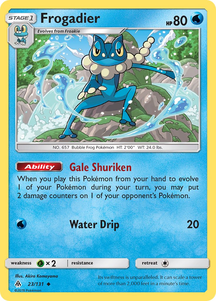 Frogadier 23/131 Reverse Uncommon - MissingNo.