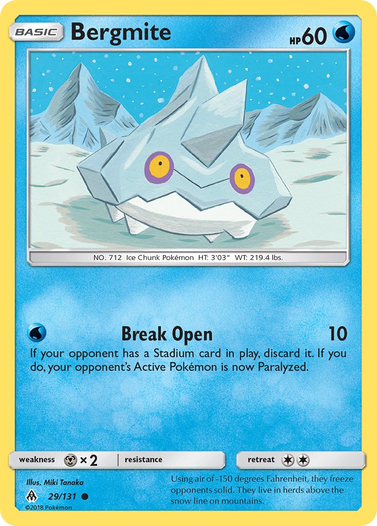 Bergmite 29/131 Reverse Common - MissingNo.