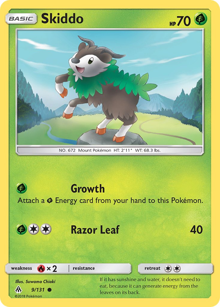 Skiddo 9/131 Common - MissingNo.