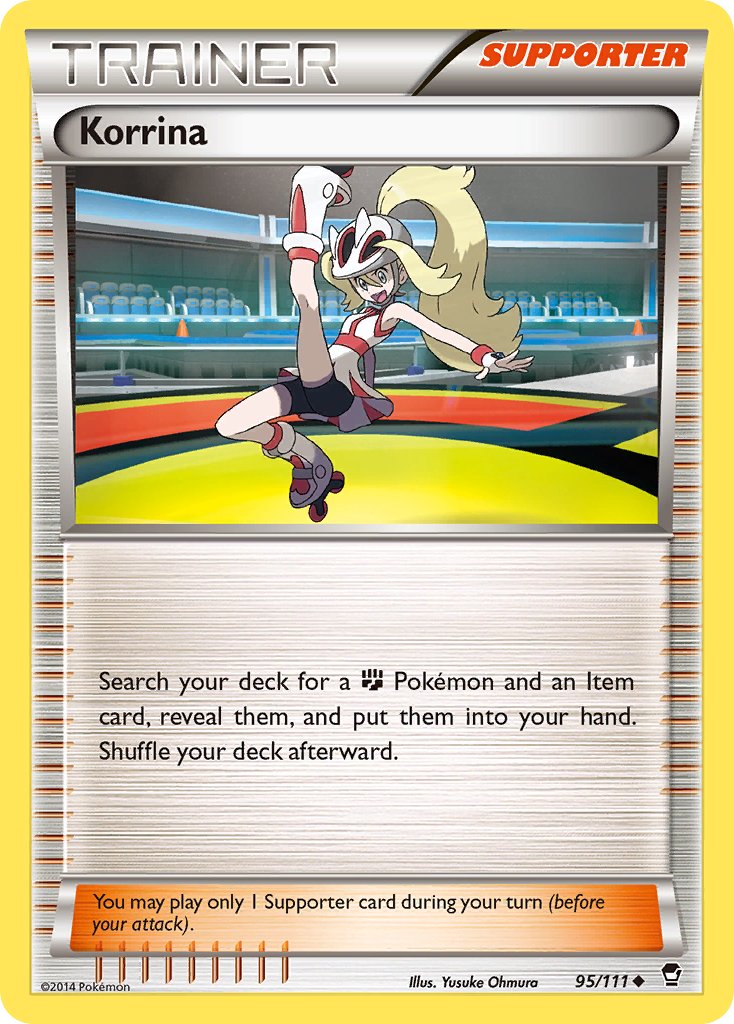 Korrina 95/111 Reverse Uncommon - MissingNo.