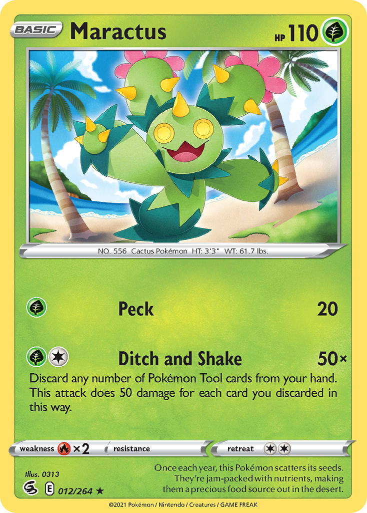 Maractus 12/264 Reverse Rare