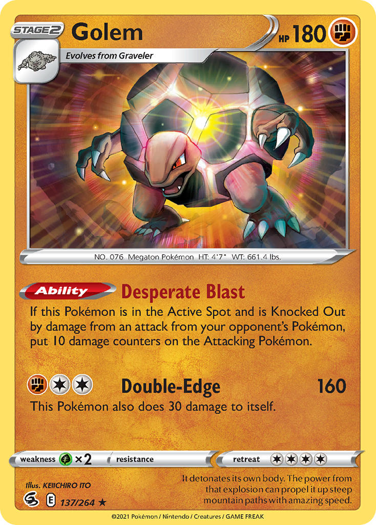 Golem 137/264 Non-Holo Rare