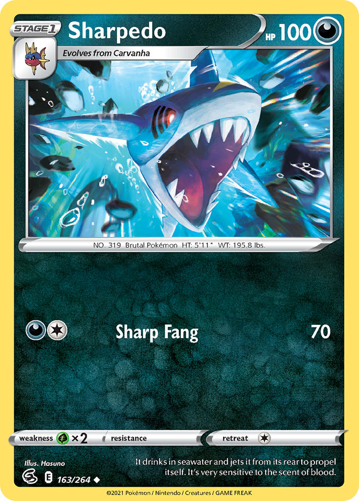 Sharpedo 163/264 Reverse Uncommon