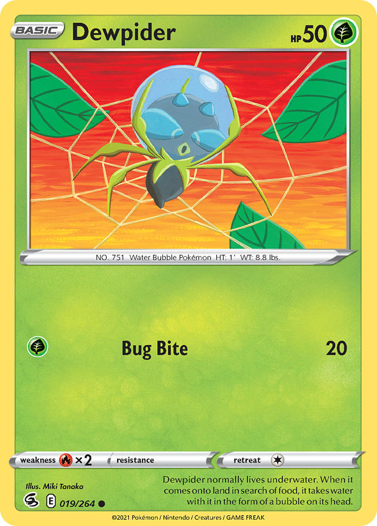 Dewpider 19/264 Reverse Common