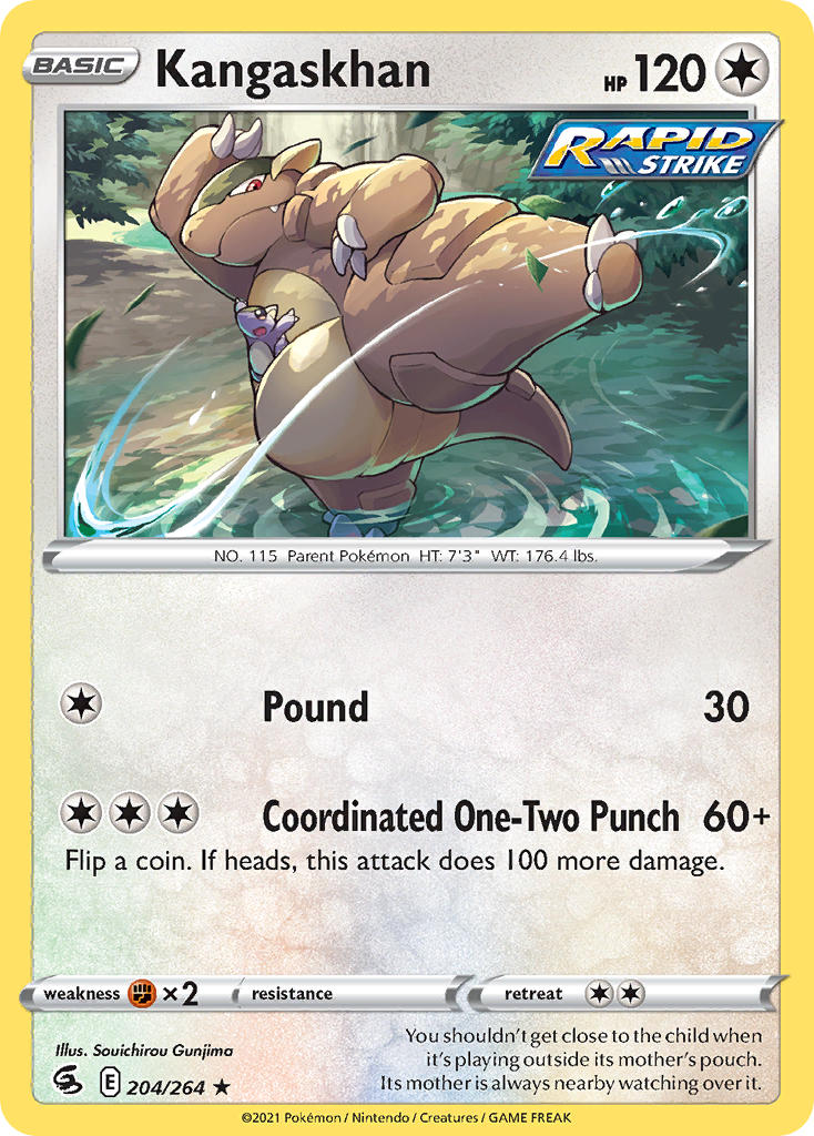 Kangaskhan 204/264 Reverse Rare