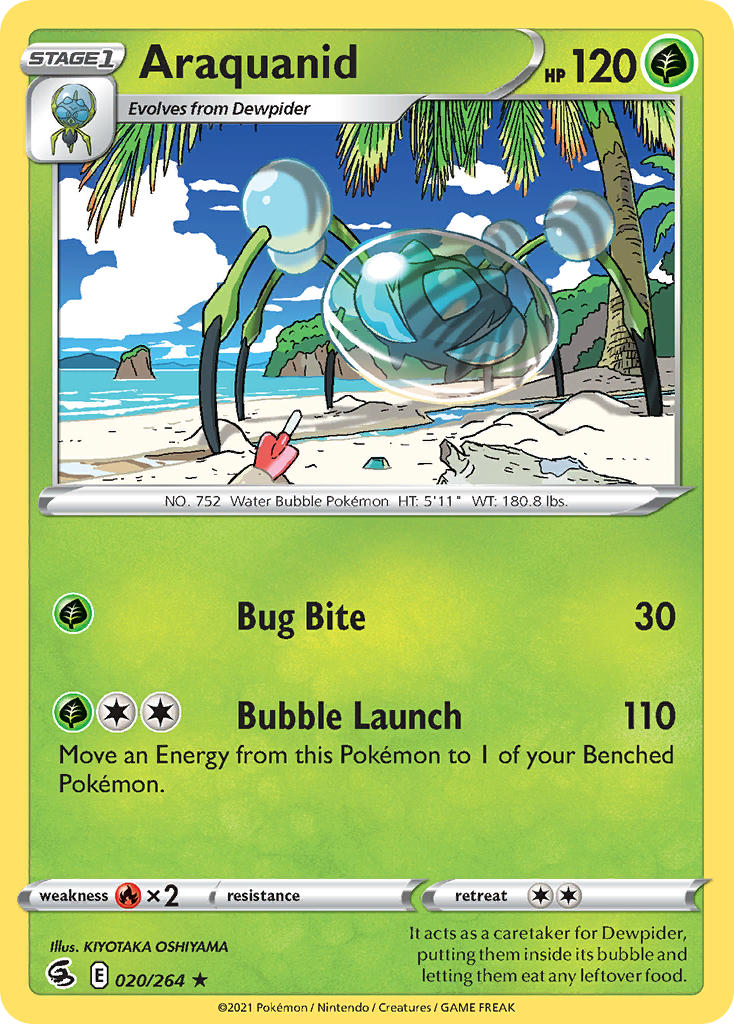 Araquanid 20/264 Reverse Rare