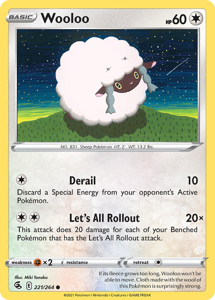 Wooloo 221/264 Reverse Common