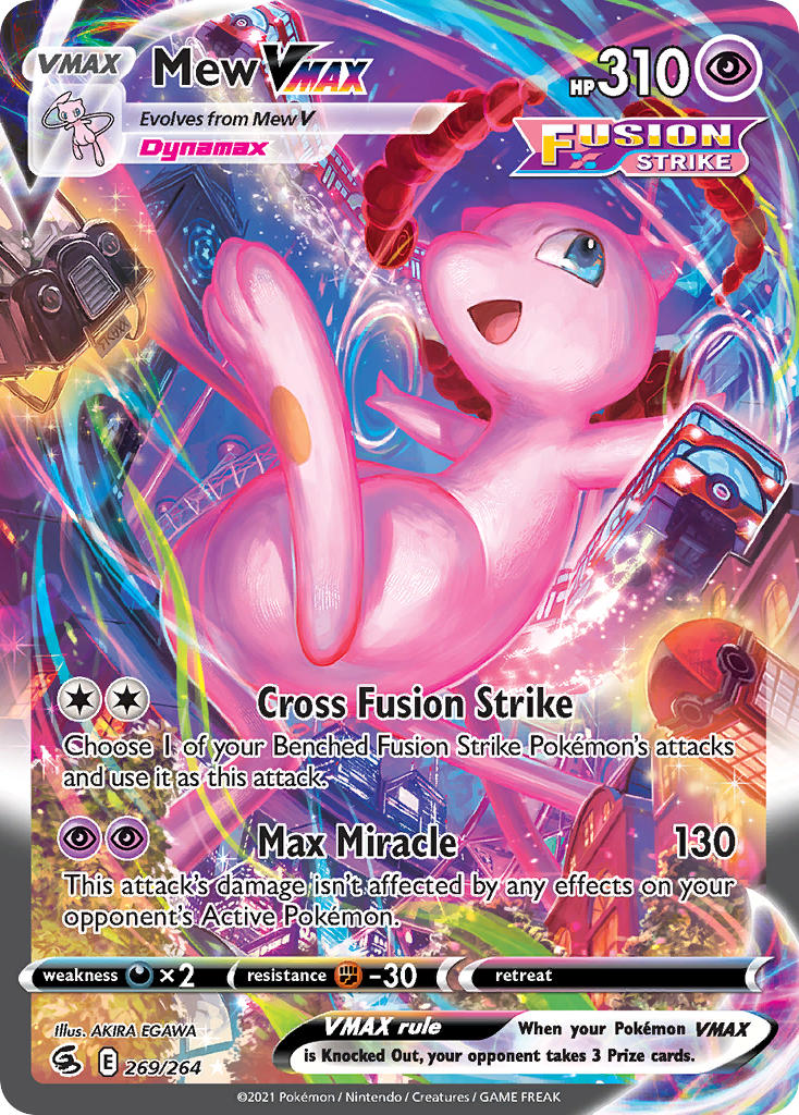 Mew VMAX 269/264 Secret Rare VMAX