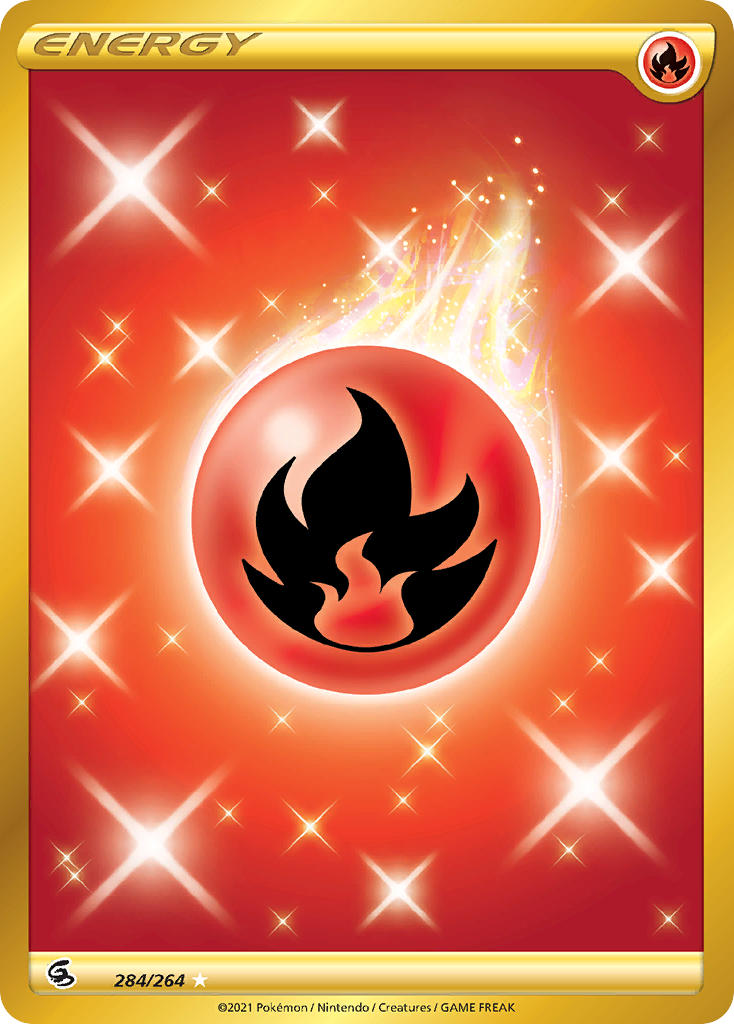Fire Energy 284/264 Gold Secret Rare