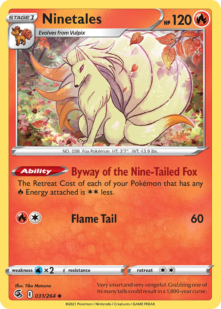 Ninetales 31/264 Reverse Uncommon
