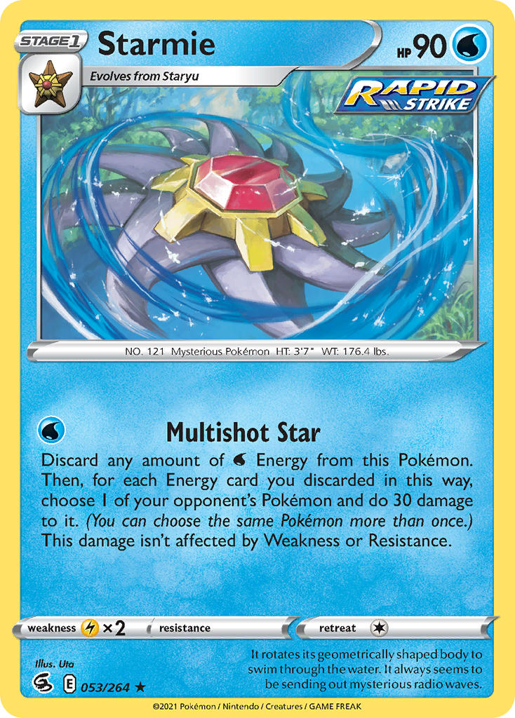 Starmie 53/264 Reverse Rare