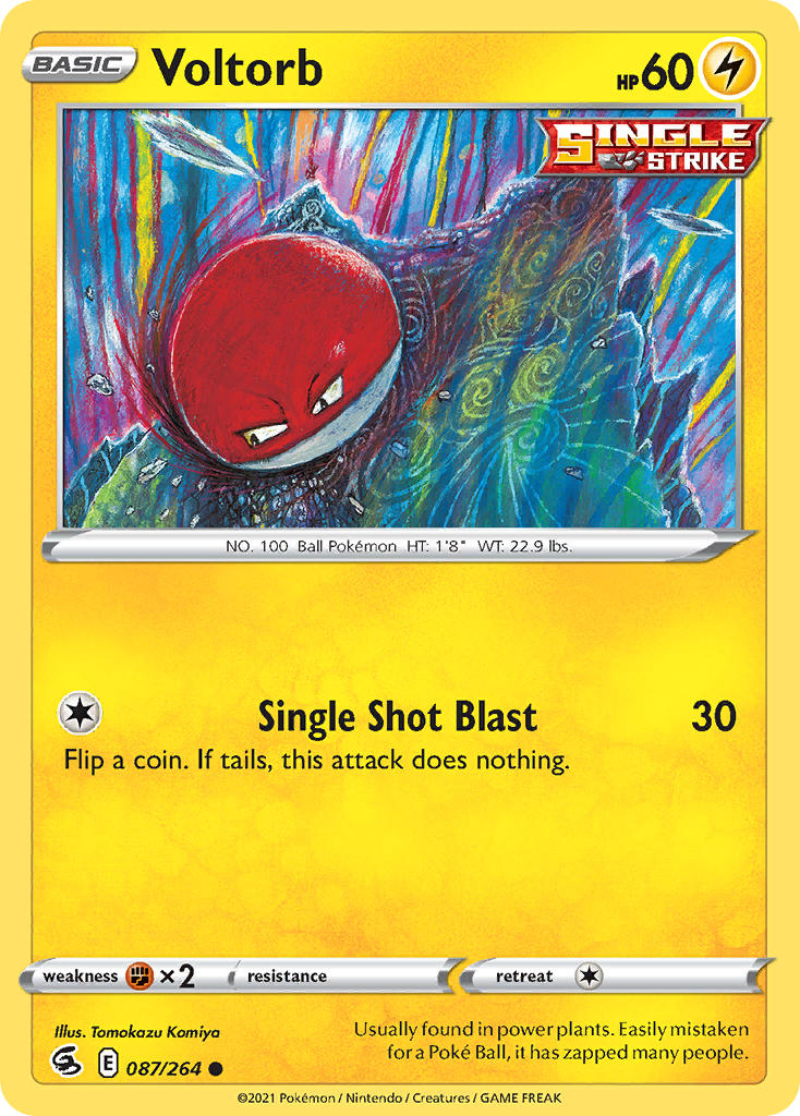 Voltorb 87/264 Reverse Common