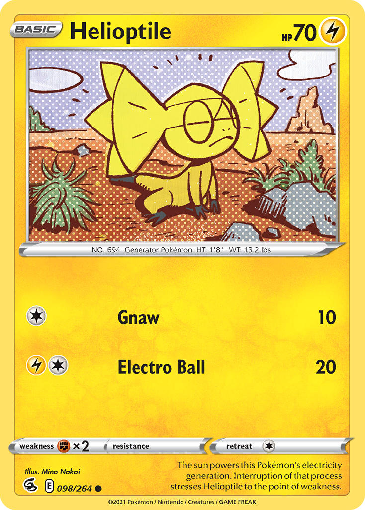 Helioptile 98/264 Reverse Common