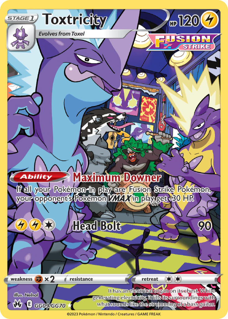 Toxtricity GG09/GG70 Holo Rare