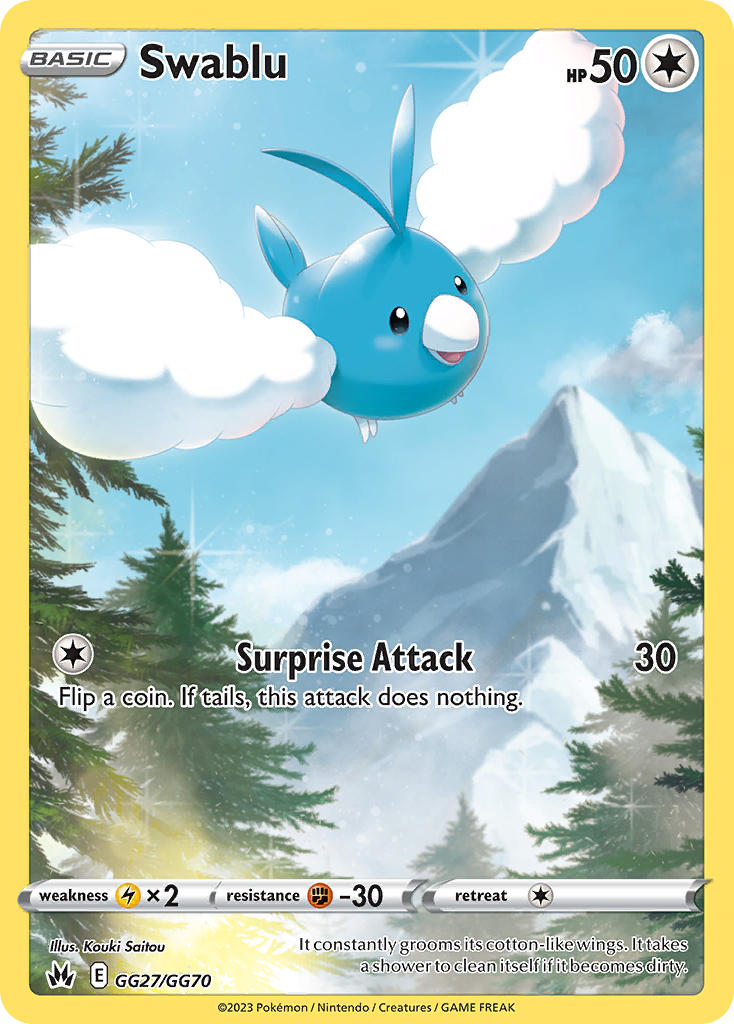 Swablu GG27/GG70 Holo Rare