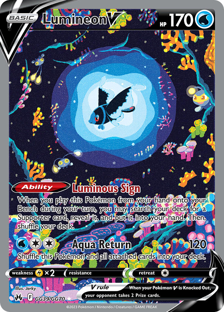 Lumineon V GG39/GG70 Holo Rare V