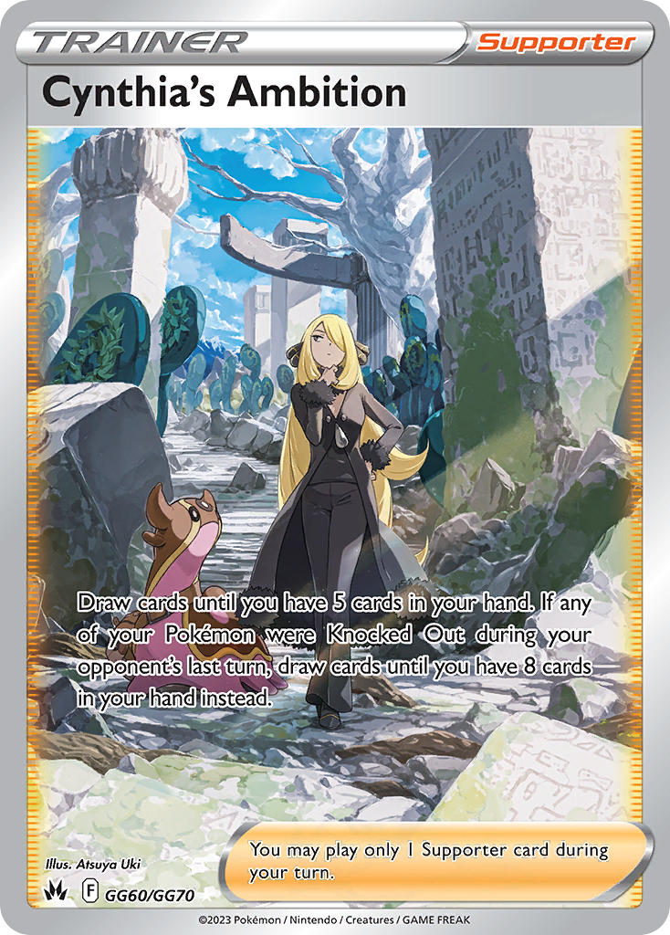 Cynthia's Ambition GG60/GG70 Holo Ultra Rare