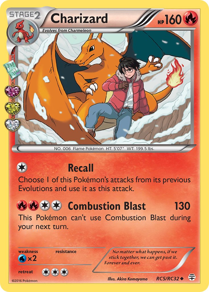 Charizard RC5/RC32 Reverse Uncommon - MissingNo.