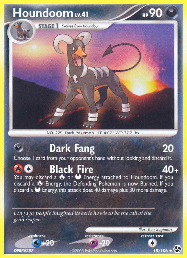 Houndoom 18/106 Non-Holo Rare - MissingNo.