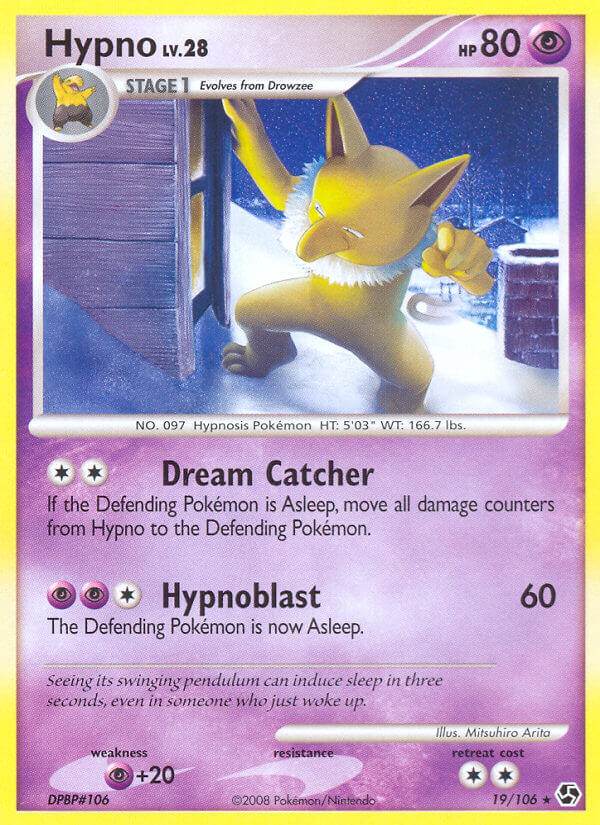 Hypno 19/106 Reverse Rare - MissingNo.