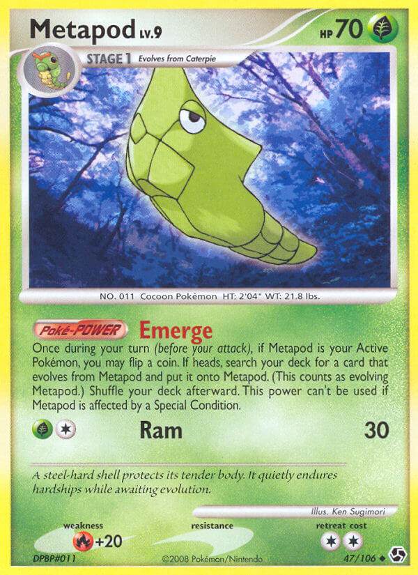 Metapod 47/106 Reverse Uncommon - MissingNo.