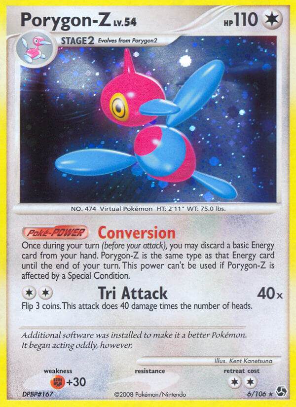 Porygon-Z 6/106 Holo Rare - MissingNo.