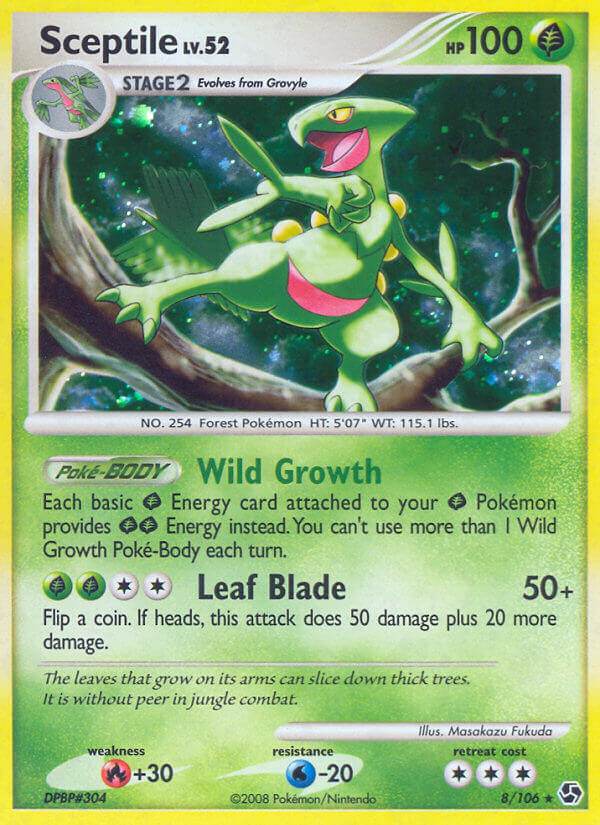 Sceptile 8/106 Holo Rare - MissingNo.