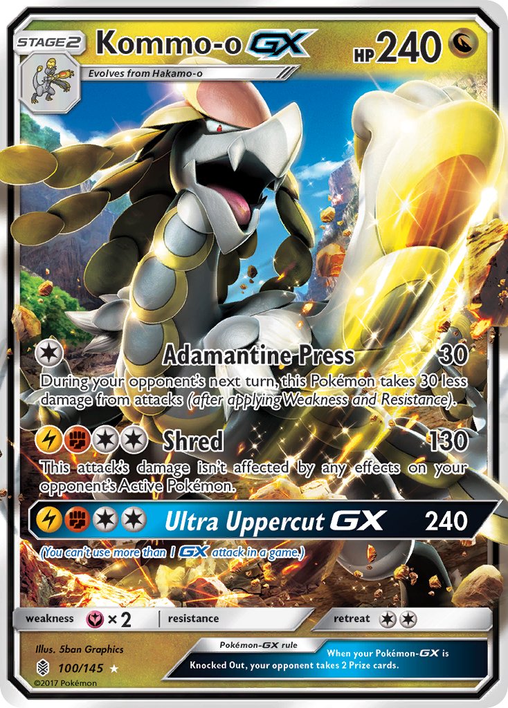 Kommo-o GX 100/145 Holo Rare GX - MissingNo.