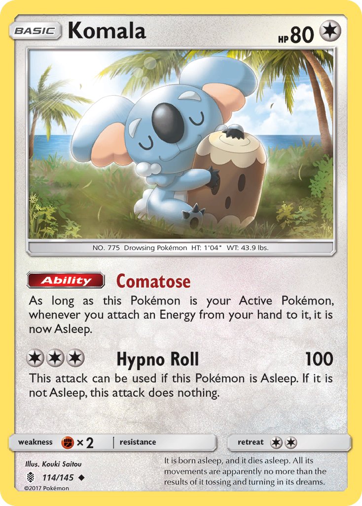 Komala 114/145 Reverse Uncommon - MissingNo.