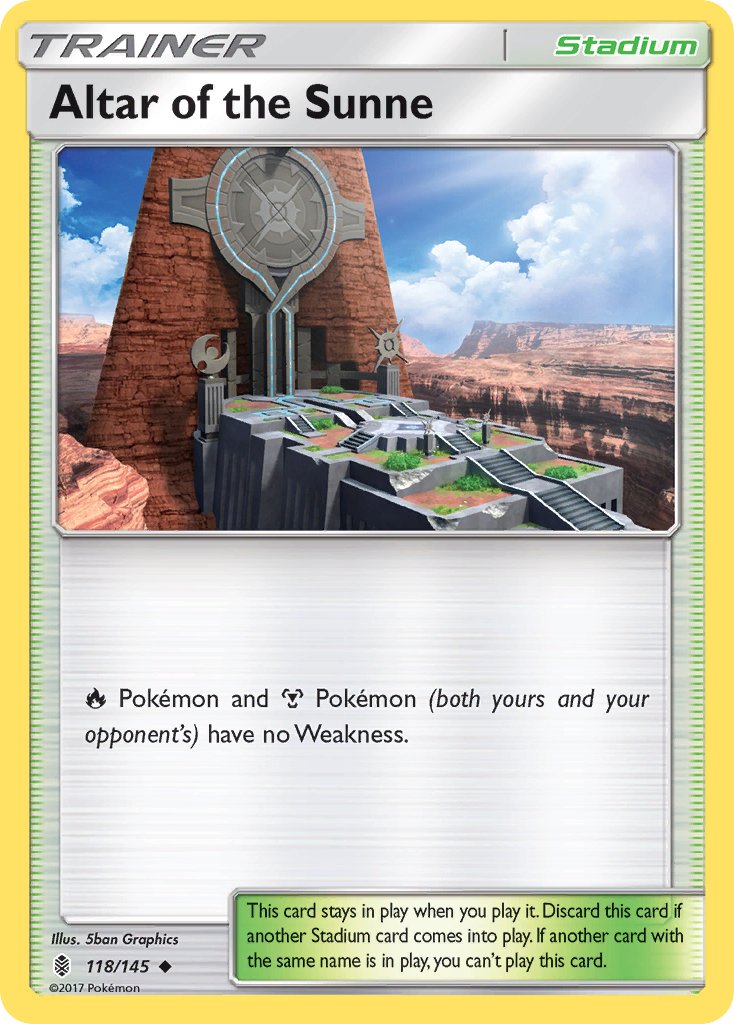 Altar of the Sunne 118/145 Uncommon - MissingNo.