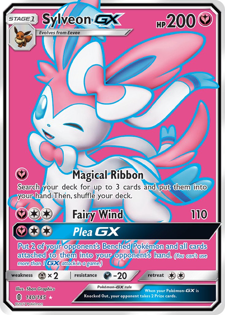 Sylveon GX 140/145 Holo Ultra Rare GX - MissingNo.