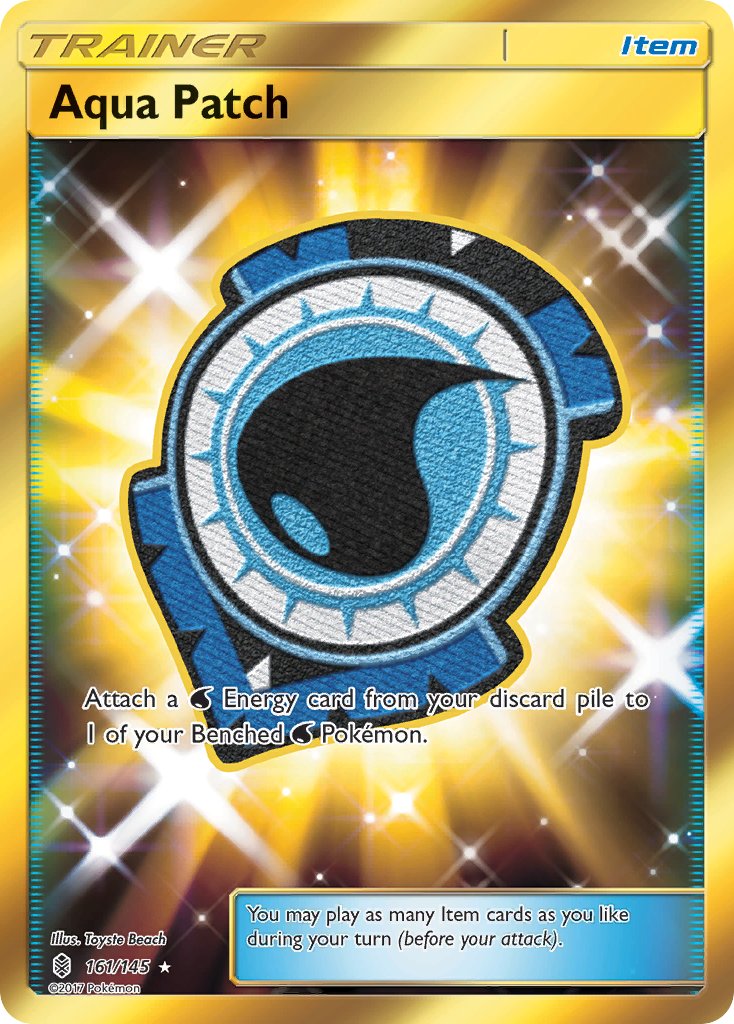 Aqua Patch 161/145 Gold Secret Rare - MissingNo.