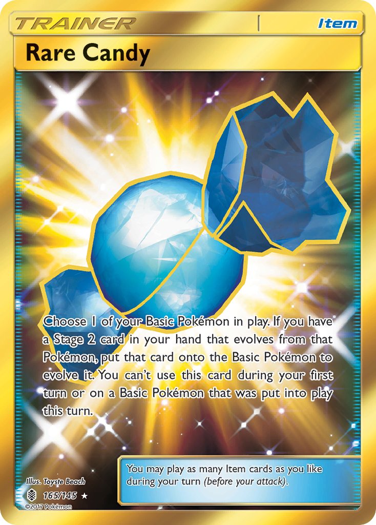 Rare Candy 165/145 Gold Secret Rare - MissingNo.