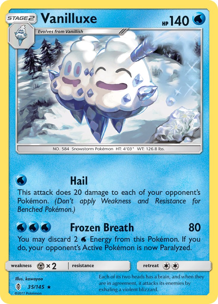 Vanilluxe 35/145 Reverse Rare - MissingNo.