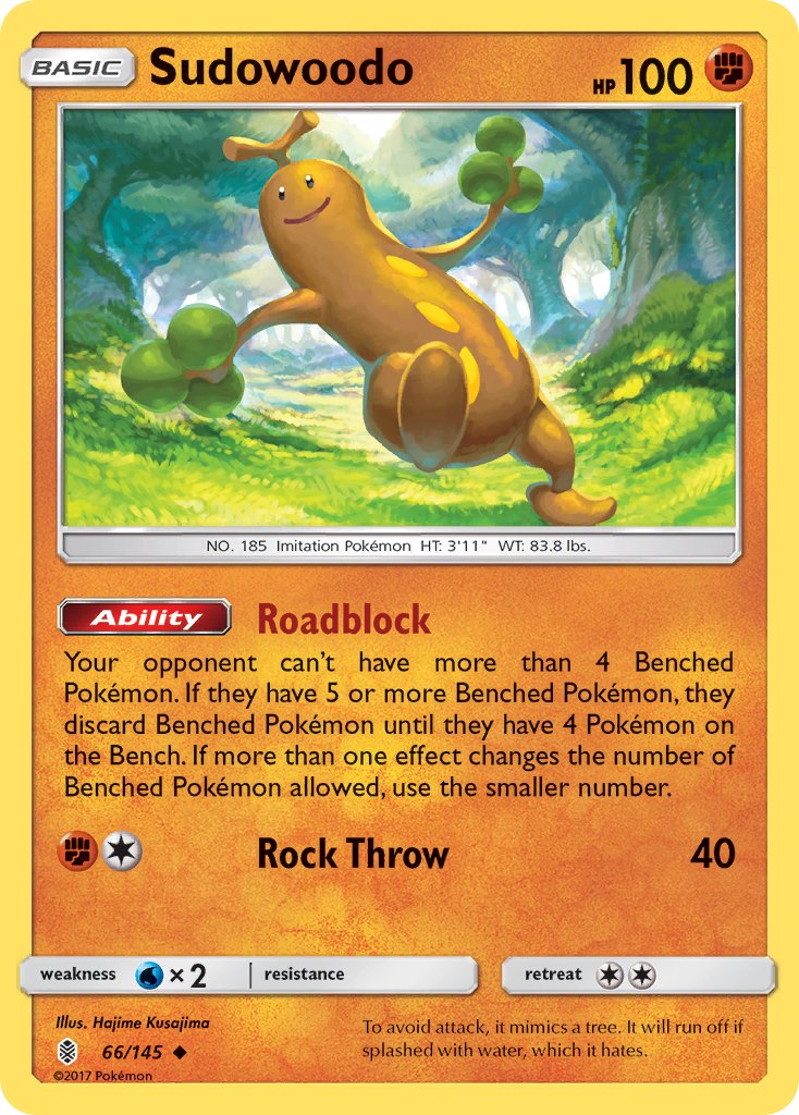 Sudowoodo 66/145 Uncommon - MissingNo.