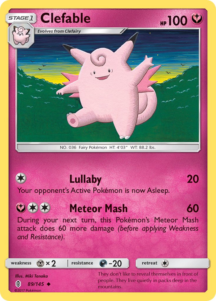 Clefable 89/145 Uncommon - MissingNo.