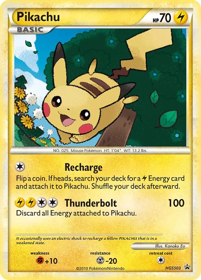 Pikachu HGSS03 Promo (LP) - MissingNo.