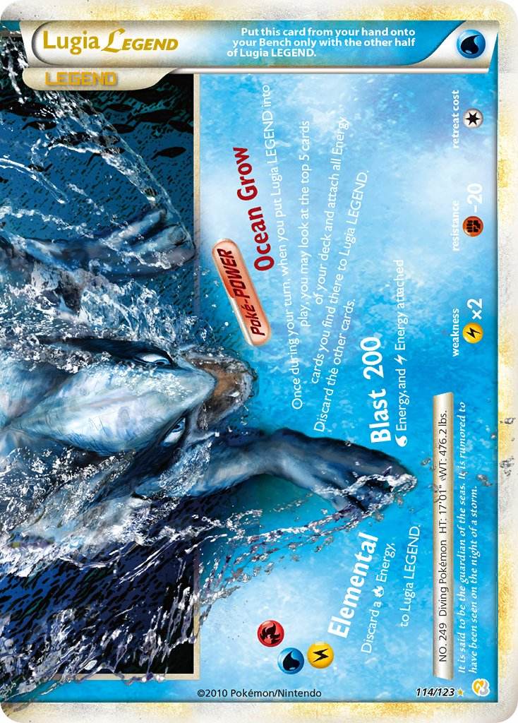 Lugia Legend 114/123 Holo Legend - MissingNo.