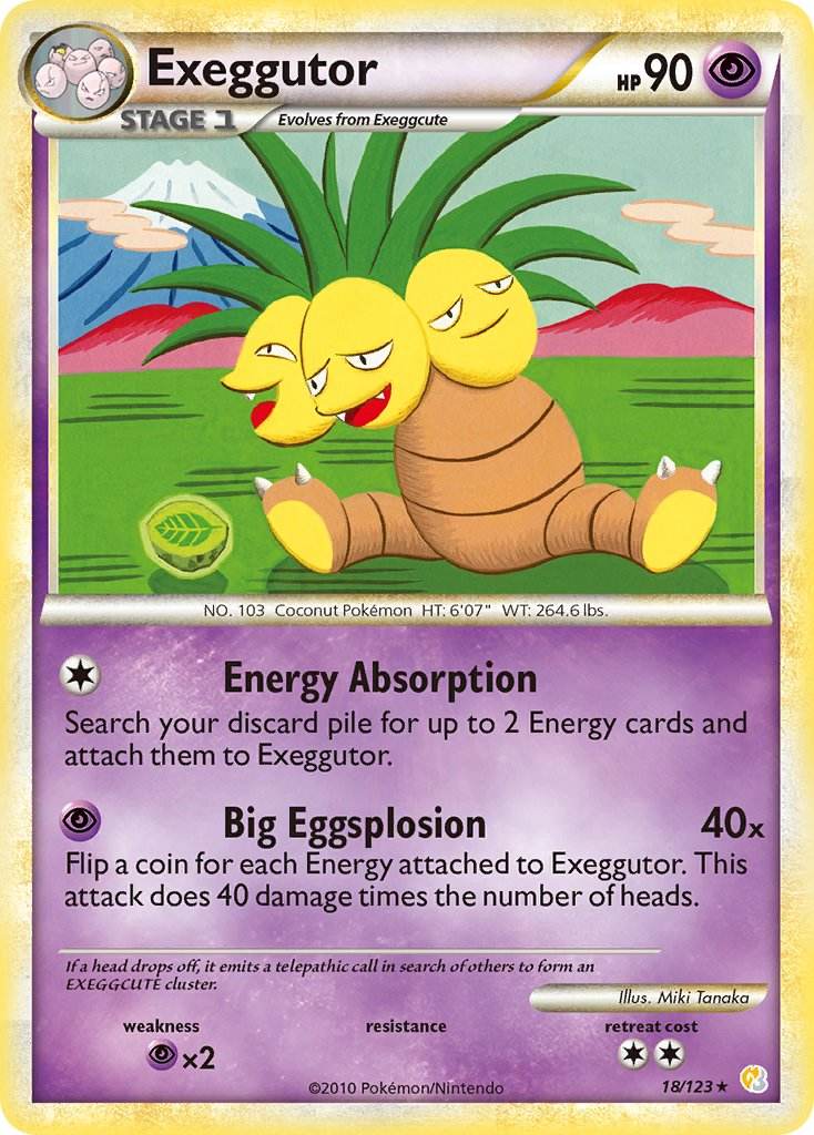 Exeggutor 18/123 Reverse Rare - MissingNo.