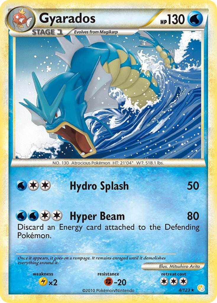 Gyarados 4/123 Holo Rare - MissingNo.