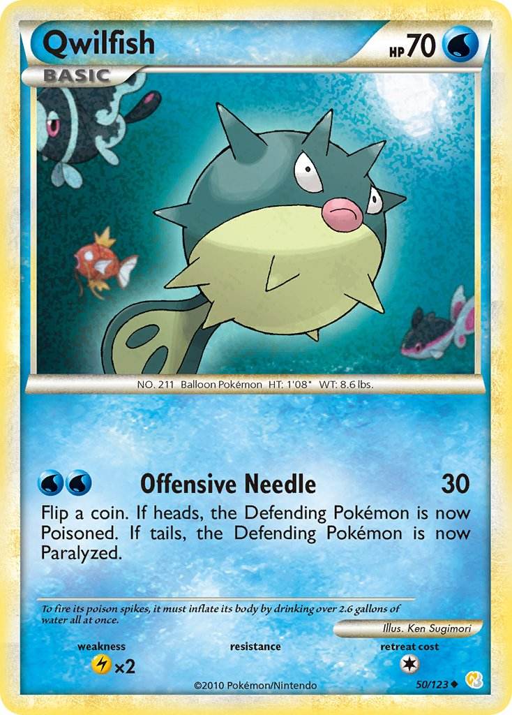 Qwilfish 50/123 Reverse Uncommon - MissingNo.
