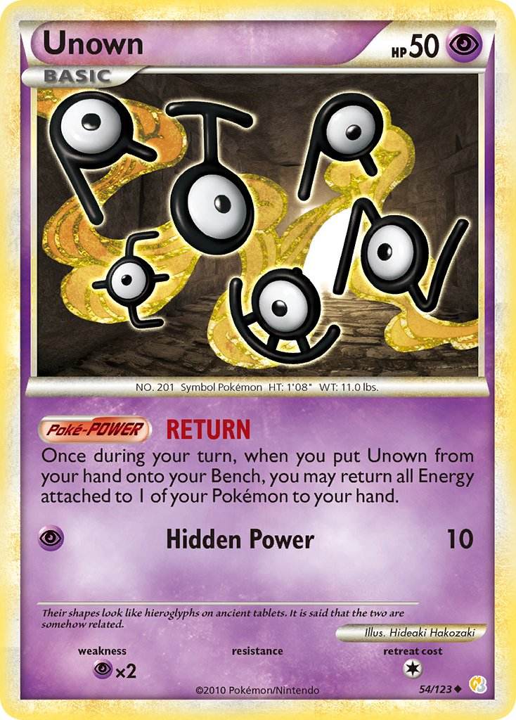 Unown 54/123 Uncommon - MissingNo.
